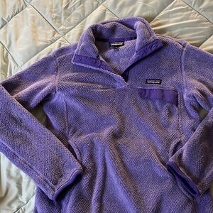 Patagonia re-tool purple pullover